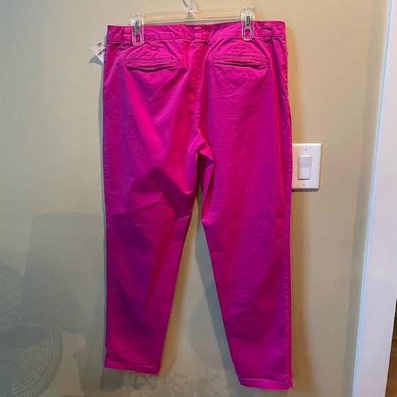 Gap NEW hot pink khakis size 12 - Picture 5 of 9